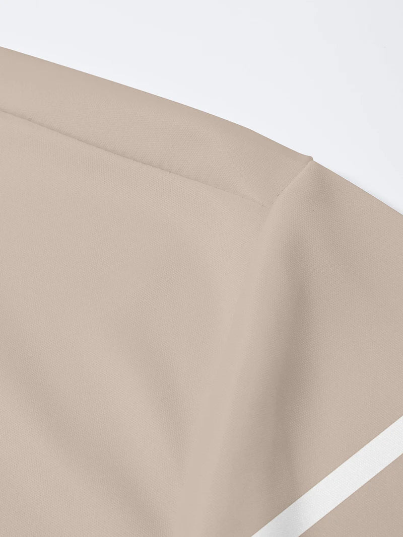 The Coastal Pulse: Striped Heritage Polo