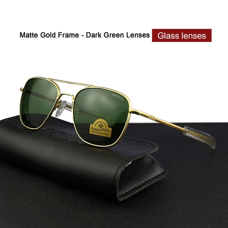 The Aviator Prime: Military-Grade Titanium Sunglasses