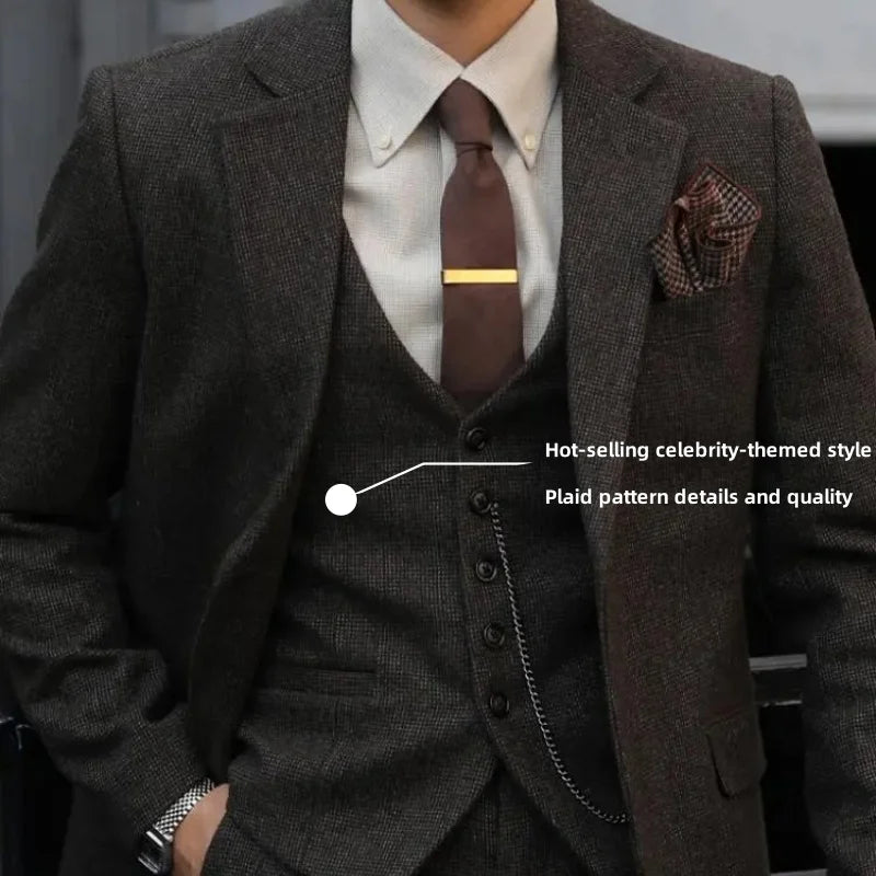 The Shelby Garrison: Peaky Blinders Vintage Plaid Suit