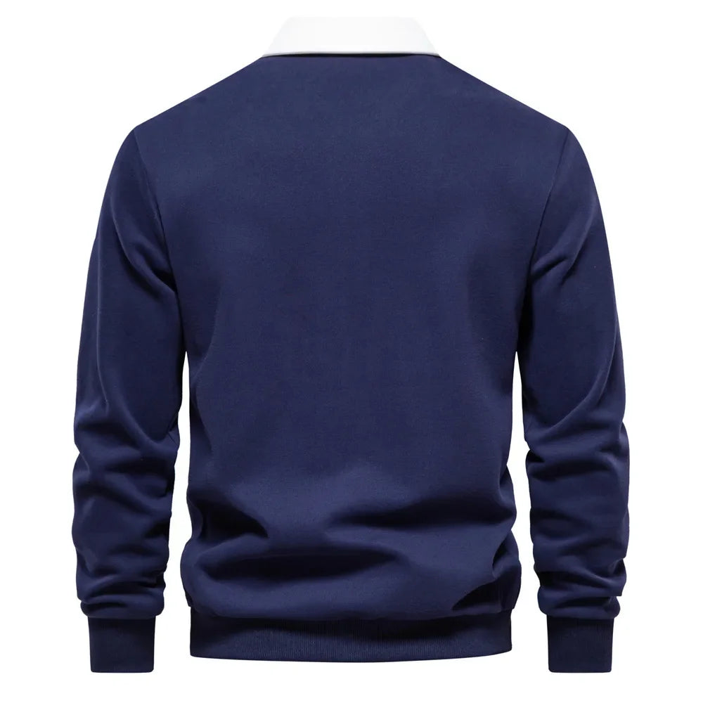 The Continental Loft: European Fit Polo Sweatshirt