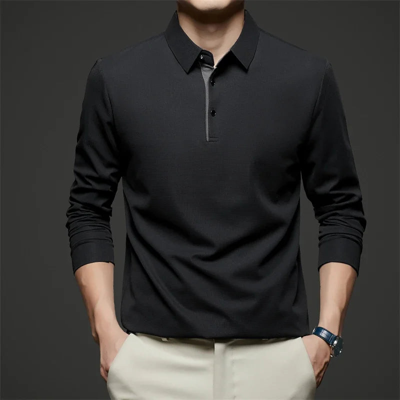 The Urban Versatile: Heritage Long Sleeve Polo