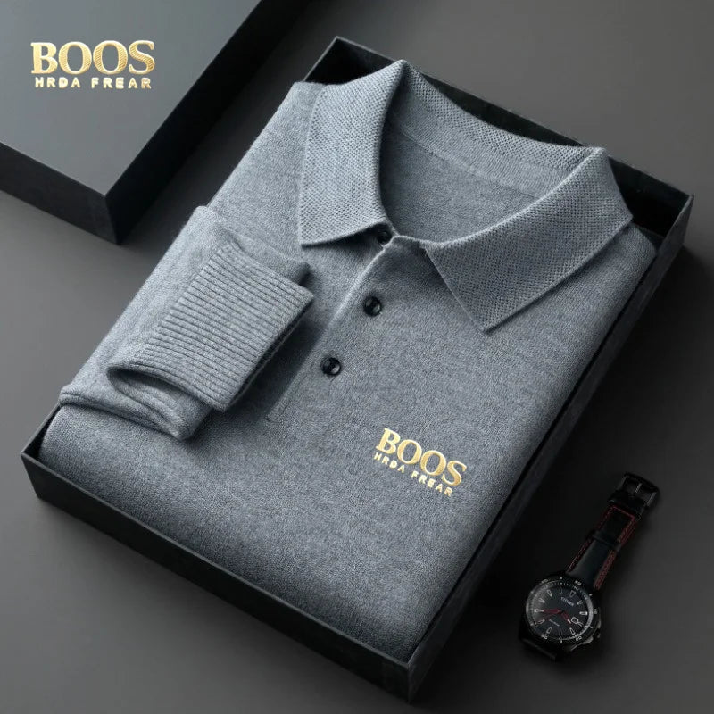 The Heritage Wool: Autumn Knitted Polo