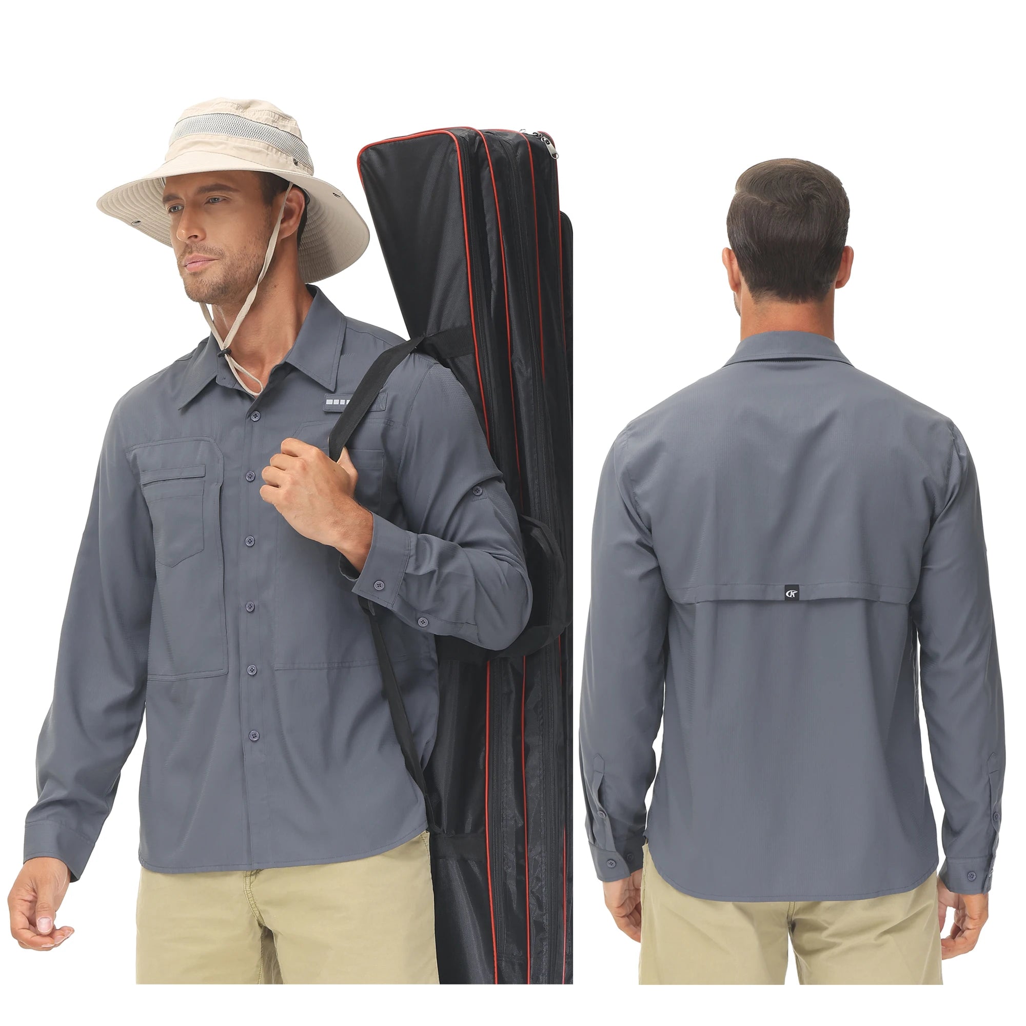 The Coastal Navigator: UPF 50+ Tactical Fishing Shirt