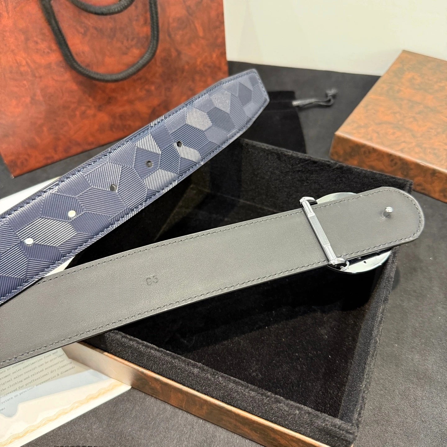 The Equestrian Sovereign: Handmade Embossed Cowhide Belt