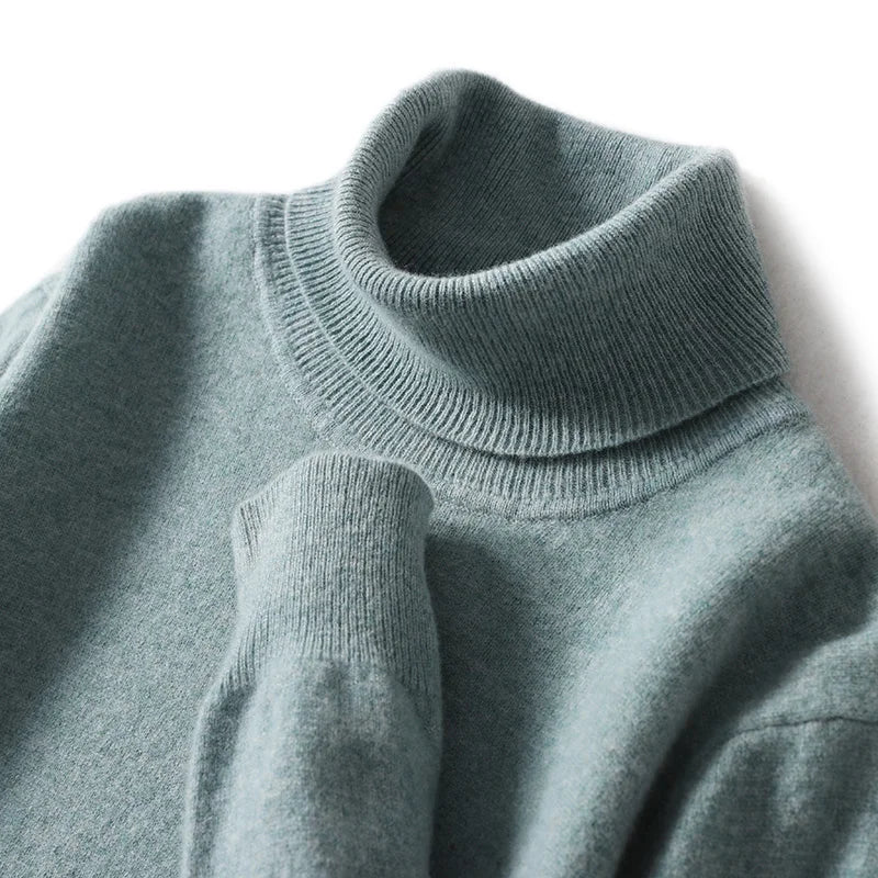 The Essential Zenith: 100% Pure Wool Turtleneck