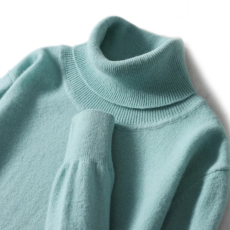 The Essential Zenith: 100% Pure Wool Turtleneck