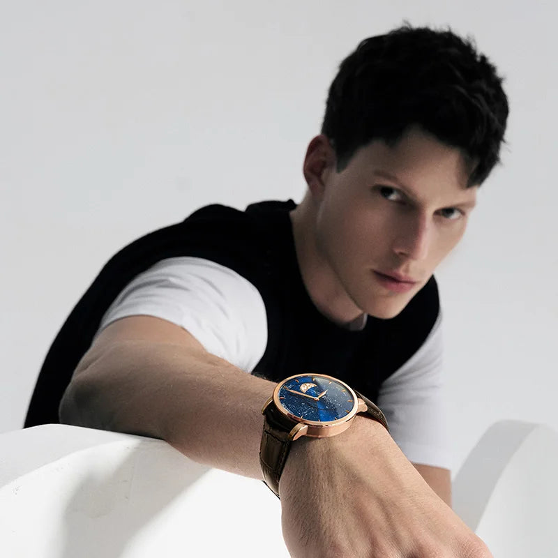 The Celestial Muse: Agelocer Astronomer Moon Phase