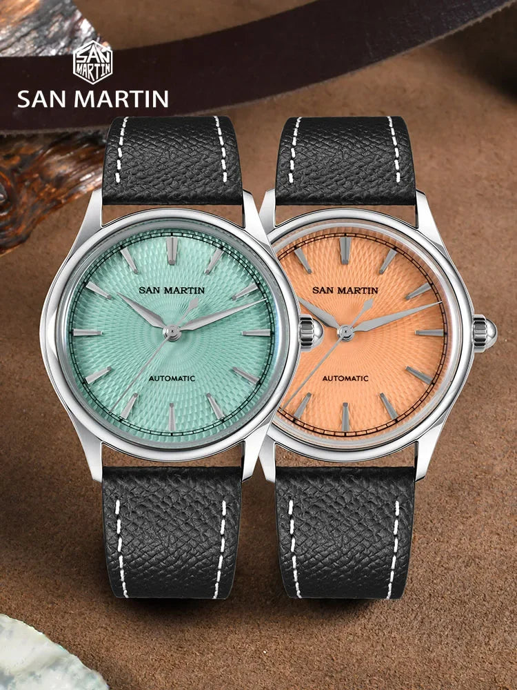The Heritage Pavé: San Martin 37mm Dress Watch