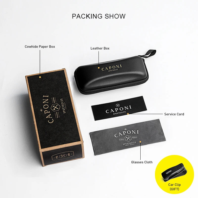 The Arboreal Pilot: CAPONI Polarized Wood-Accent Sunglasses