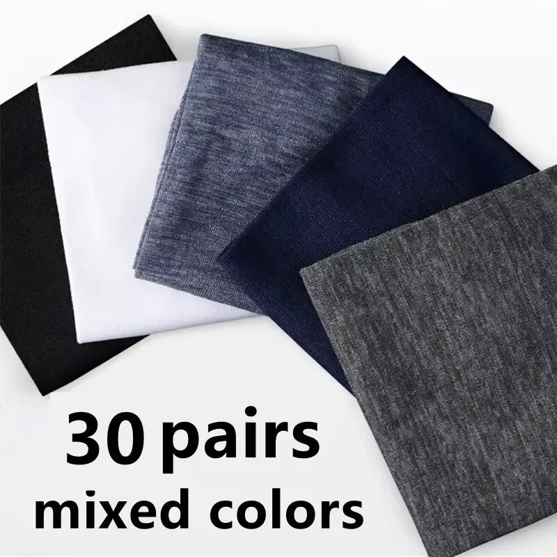 The Arctic Breeze: 20-Pack Ultra-Thin Ice Silk Business Socks