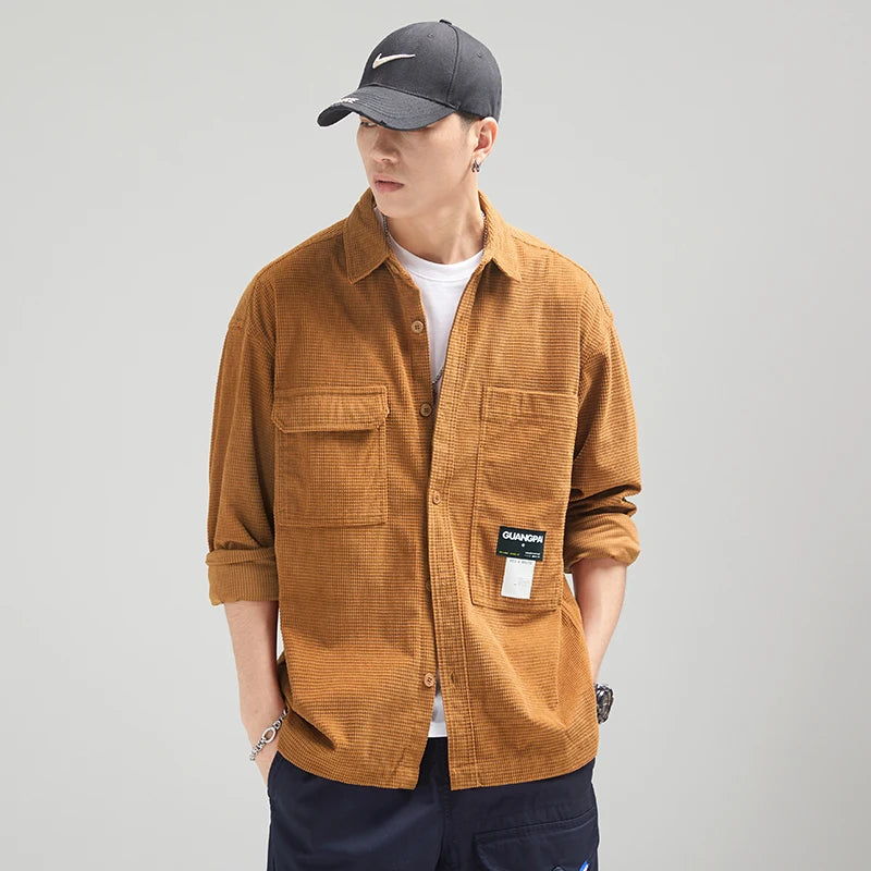 The Harajuku Grid: Waffle Plaid Overshirt