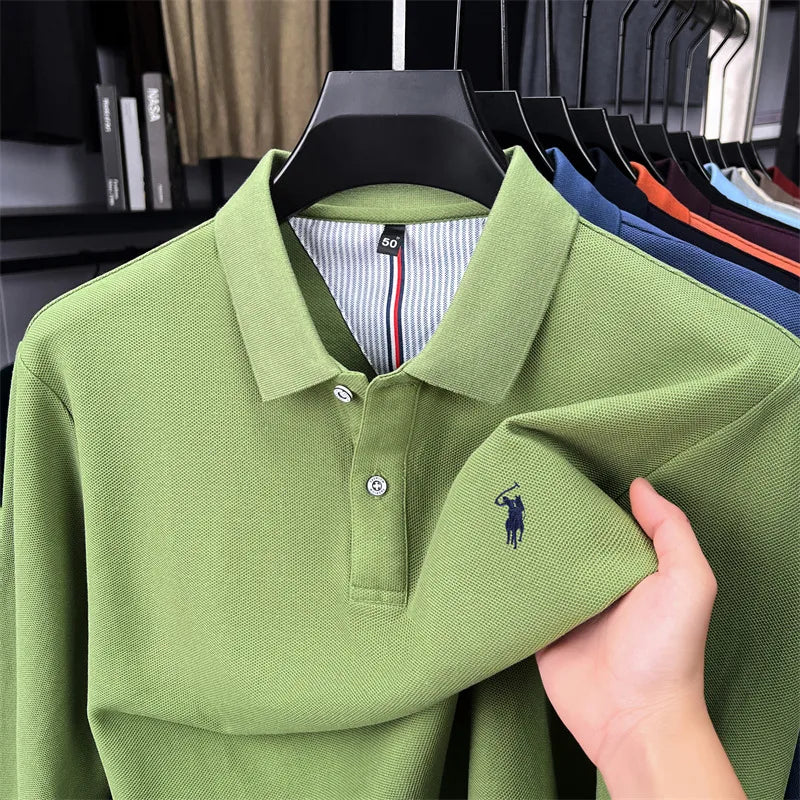 The Royal Equestrian: Pure Cotton Signature Polo