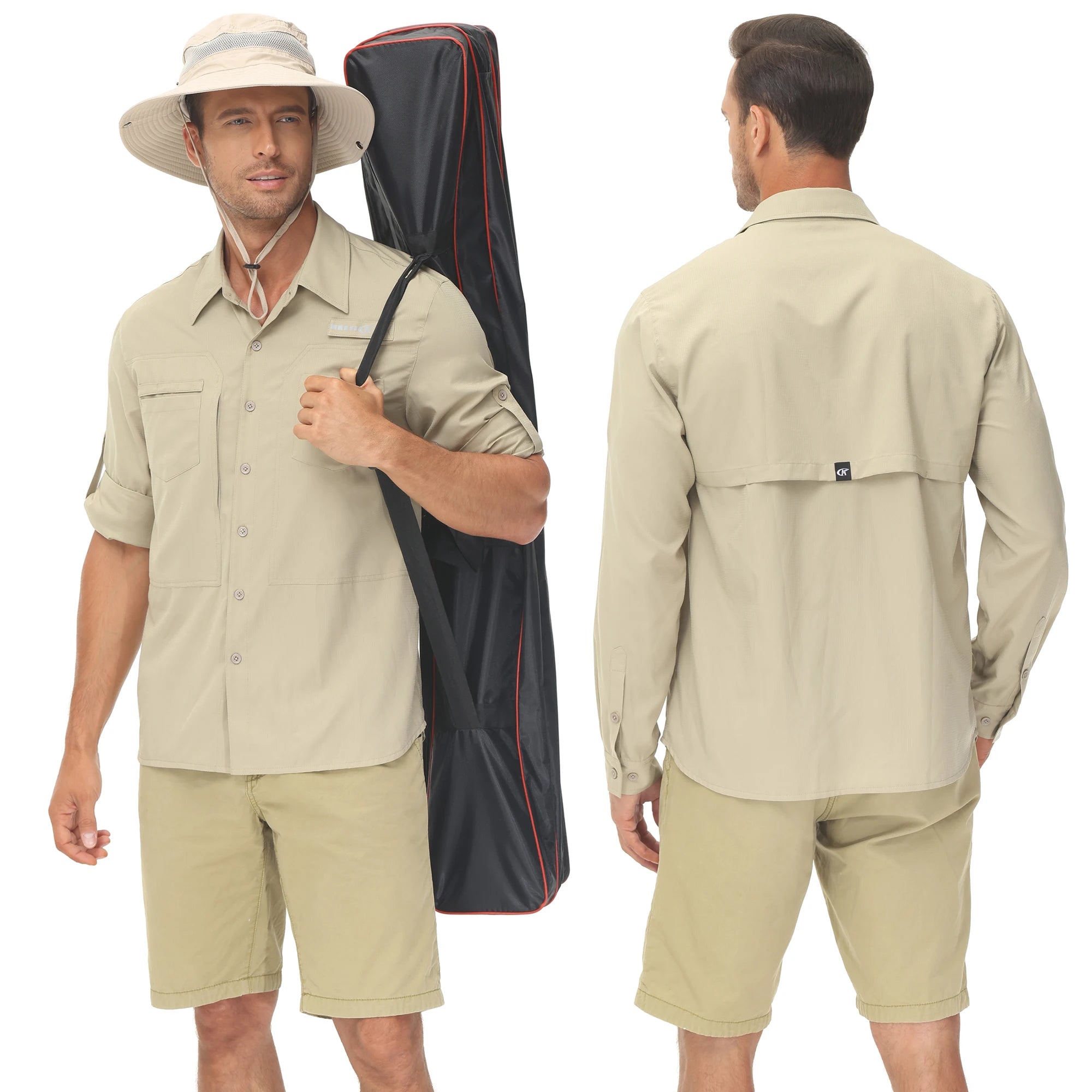 The Coastal Navigator: UPF 50+ Tactical Fishing Shirt