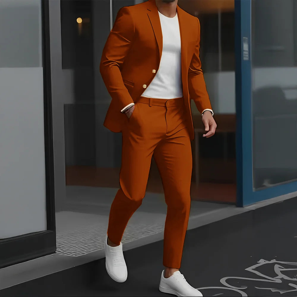 The Victoria Promenade: Loose-Fit Wool Formal Suit
