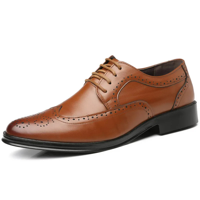 The Heritage Brogue: Handcrafted Executive Oxfords