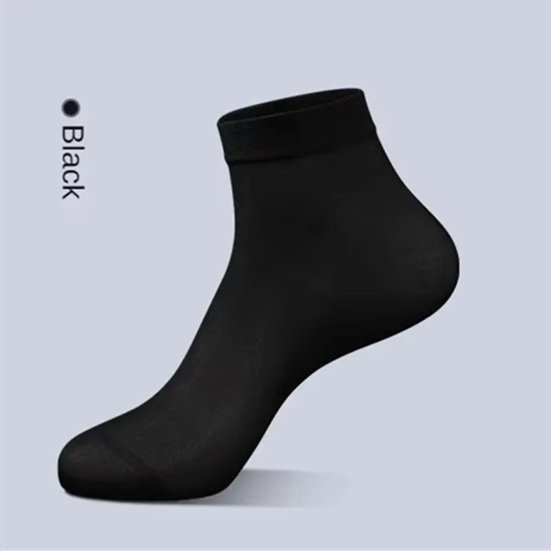 The Arctic Breeze: 20-Pack Ultra-Thin Ice Silk Business Socks