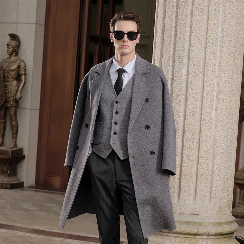 The Kensington V-Neck: British Style 100% Pure Wool Vest