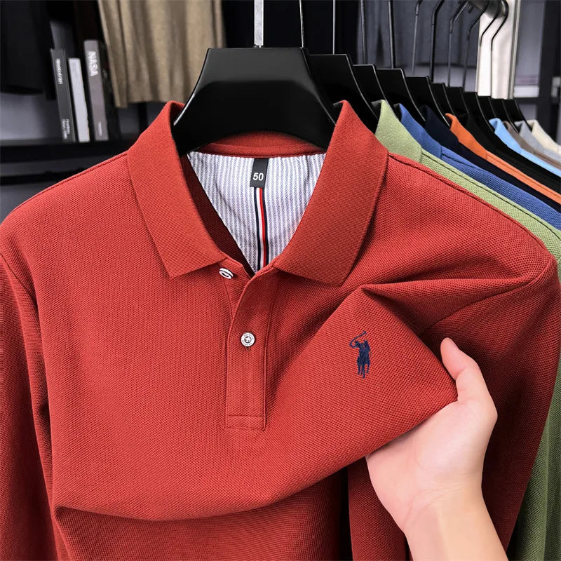 The Royal Equestrian: Pure Cotton Signature Polo