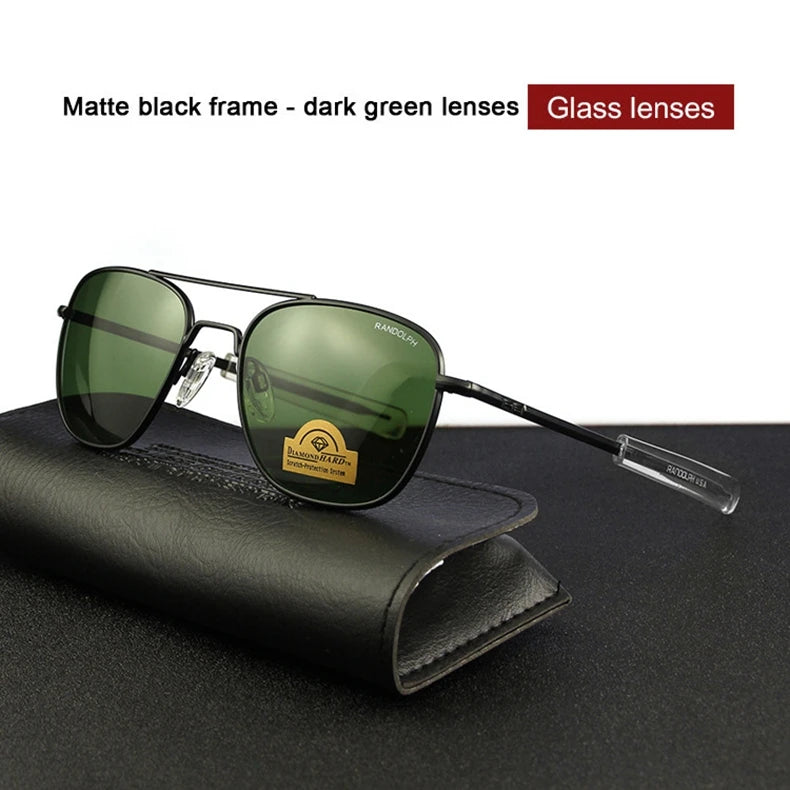 The Aviator Prime: Military-Grade Titanium Sunglasses
