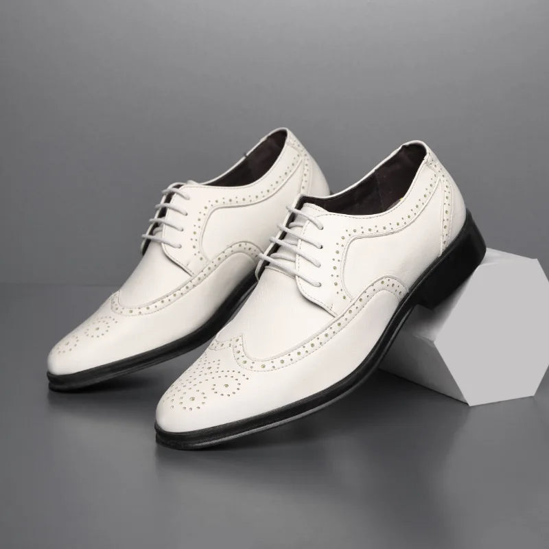 The Heritage Brogue: Handcrafted Executive Oxfords