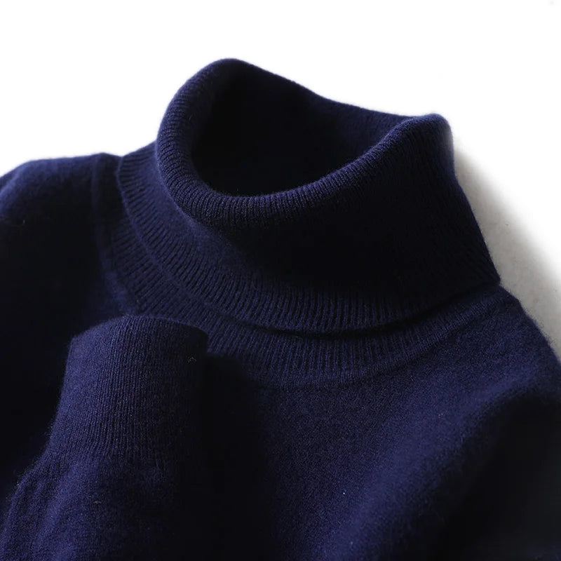 The Essential Zenith: 100% Pure Wool Turtleneck