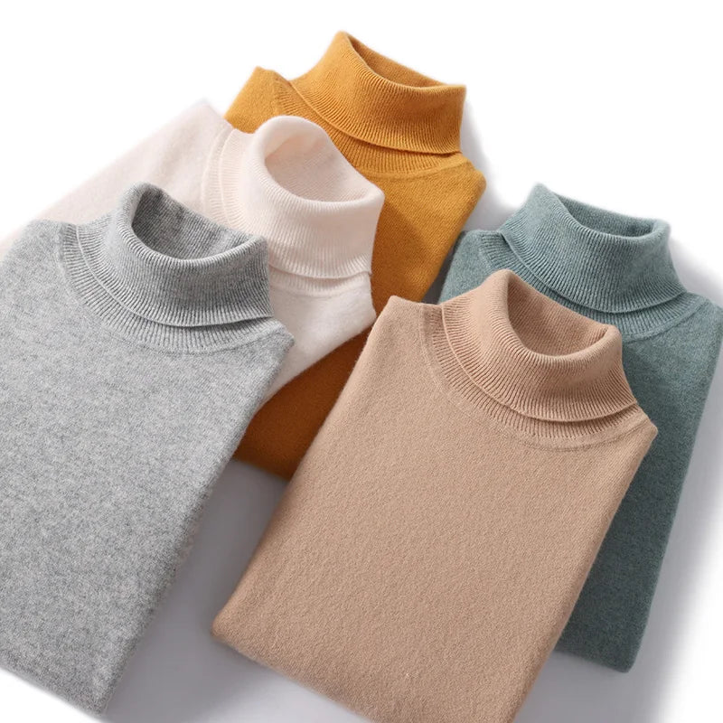 The Essential Zenith: 100% Pure Wool Turtleneck