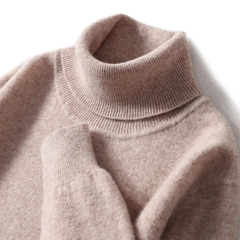 The Essential Zenith: 100% Pure Wool Turtleneck