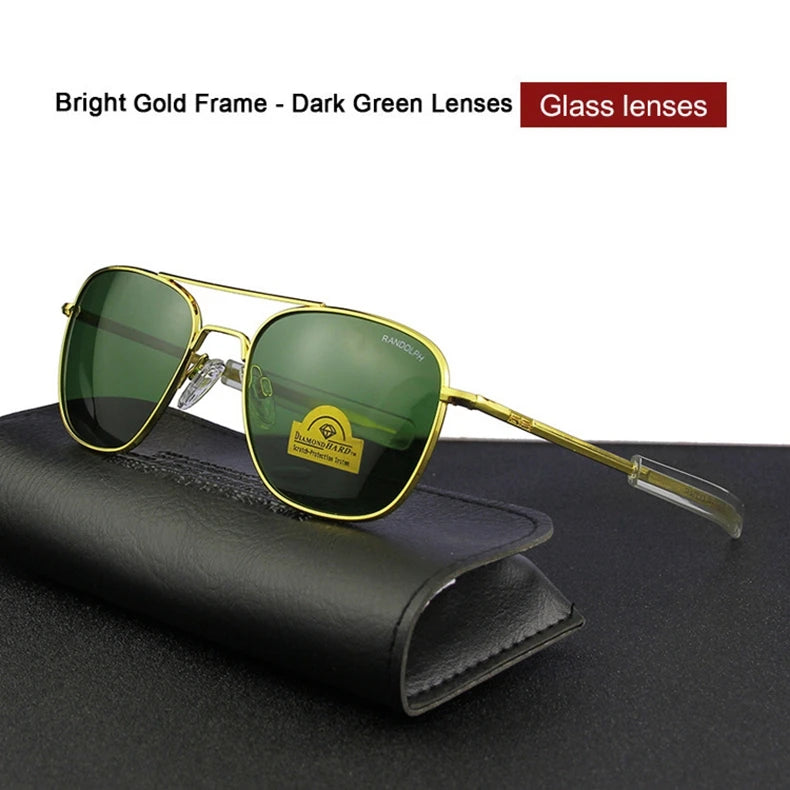 The Aviator Prime: Military-Grade Titanium Sunglasses