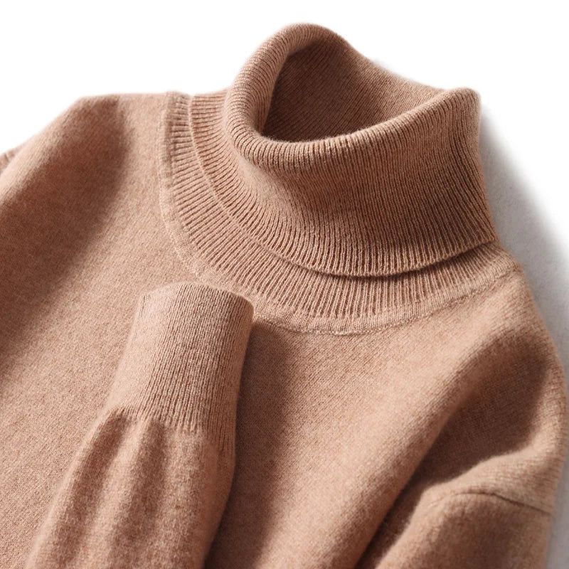 The Essential Zenith: 100% Pure Wool Turtleneck