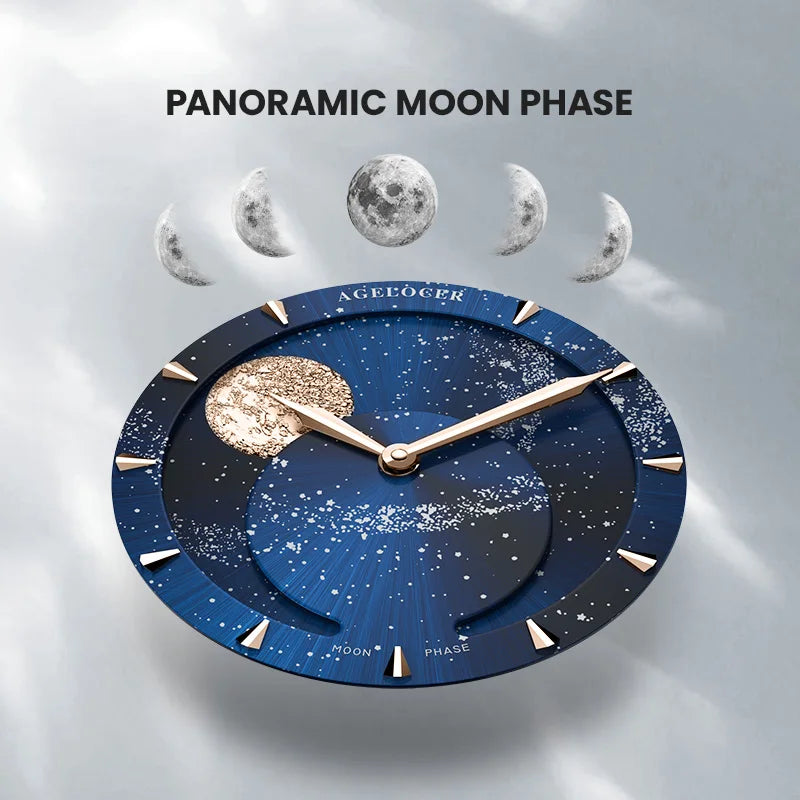 The Celestial Muse: Agelocer Astronomer Moon Phase