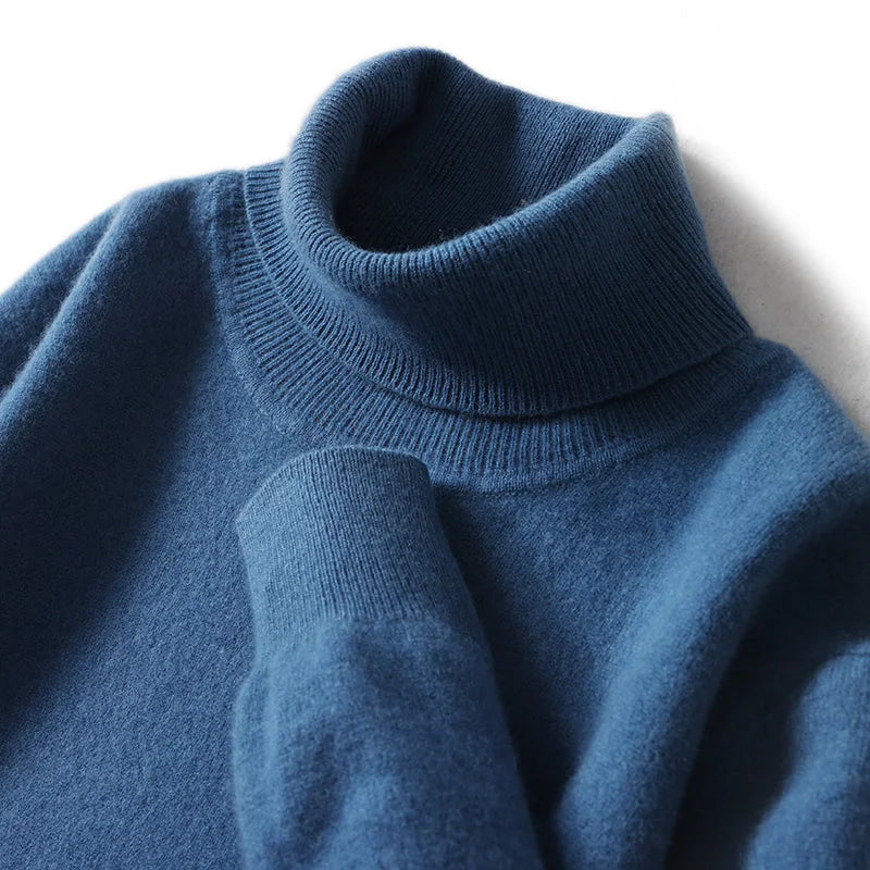 The Essential Zenith: 100% Pure Wool Turtleneck