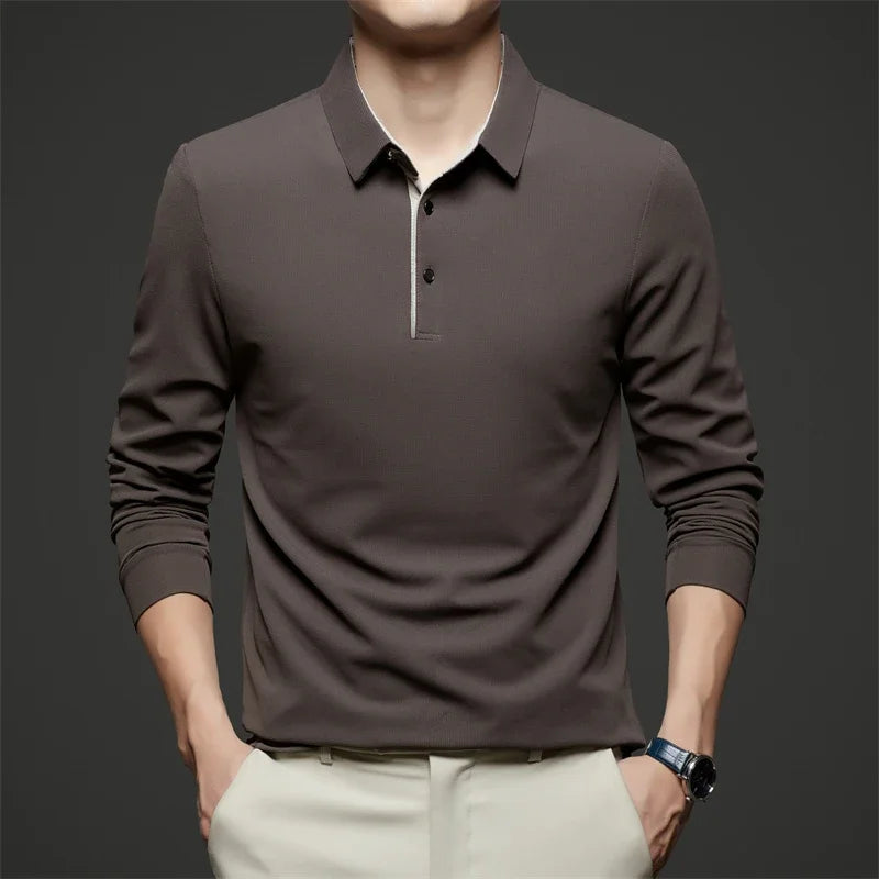 The Urban Versatile: Heritage Long Sleeve Polo
