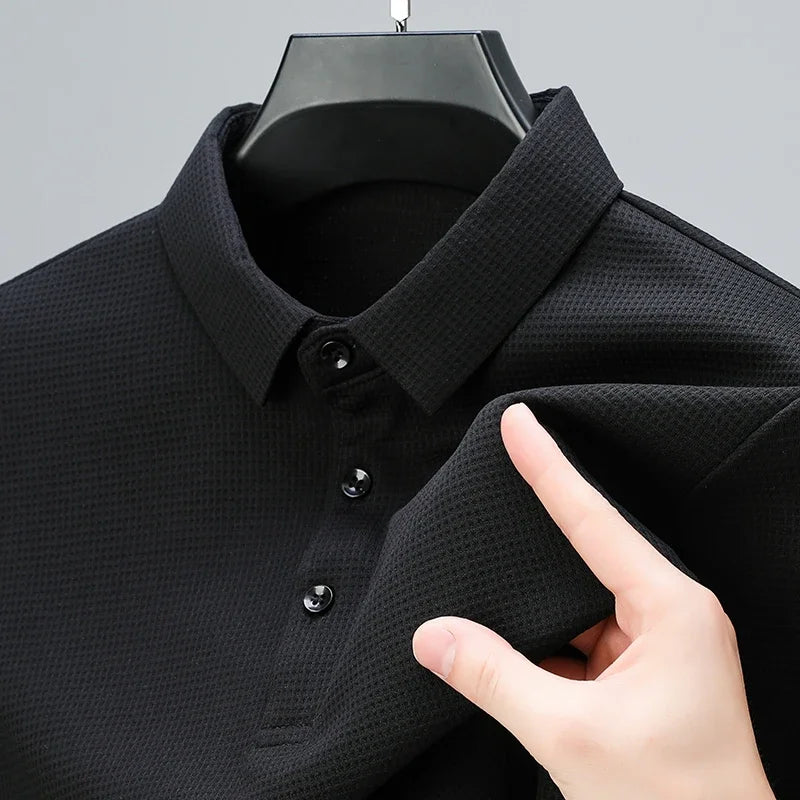 The Executive Versatile: Modern Long Sleeve Polo