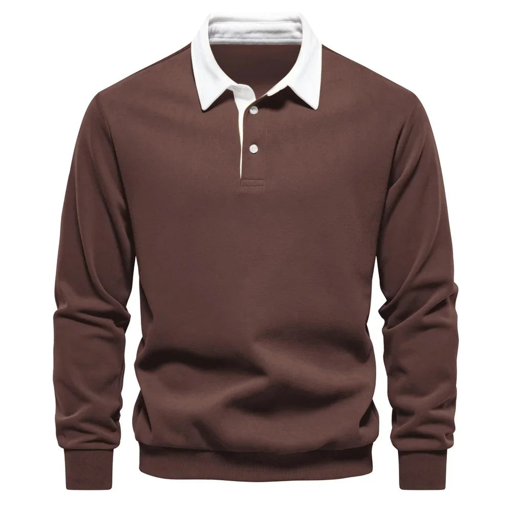 The Continental Loft: European Fit Polo Sweatshirt