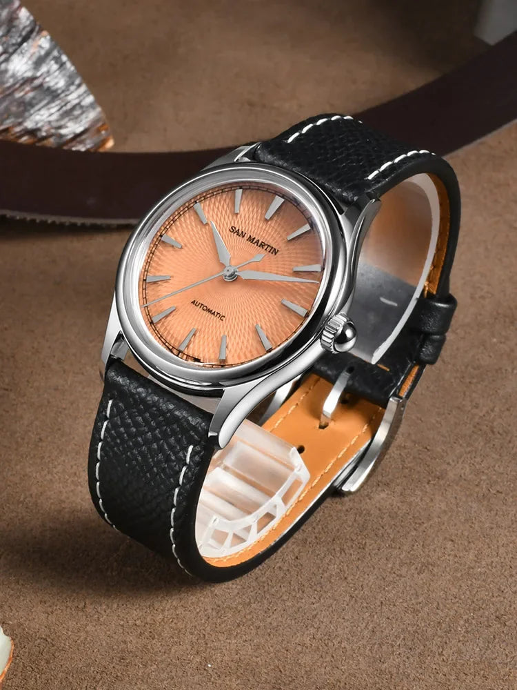 The Heritage Pavé: San Martin 37mm Dress Watch