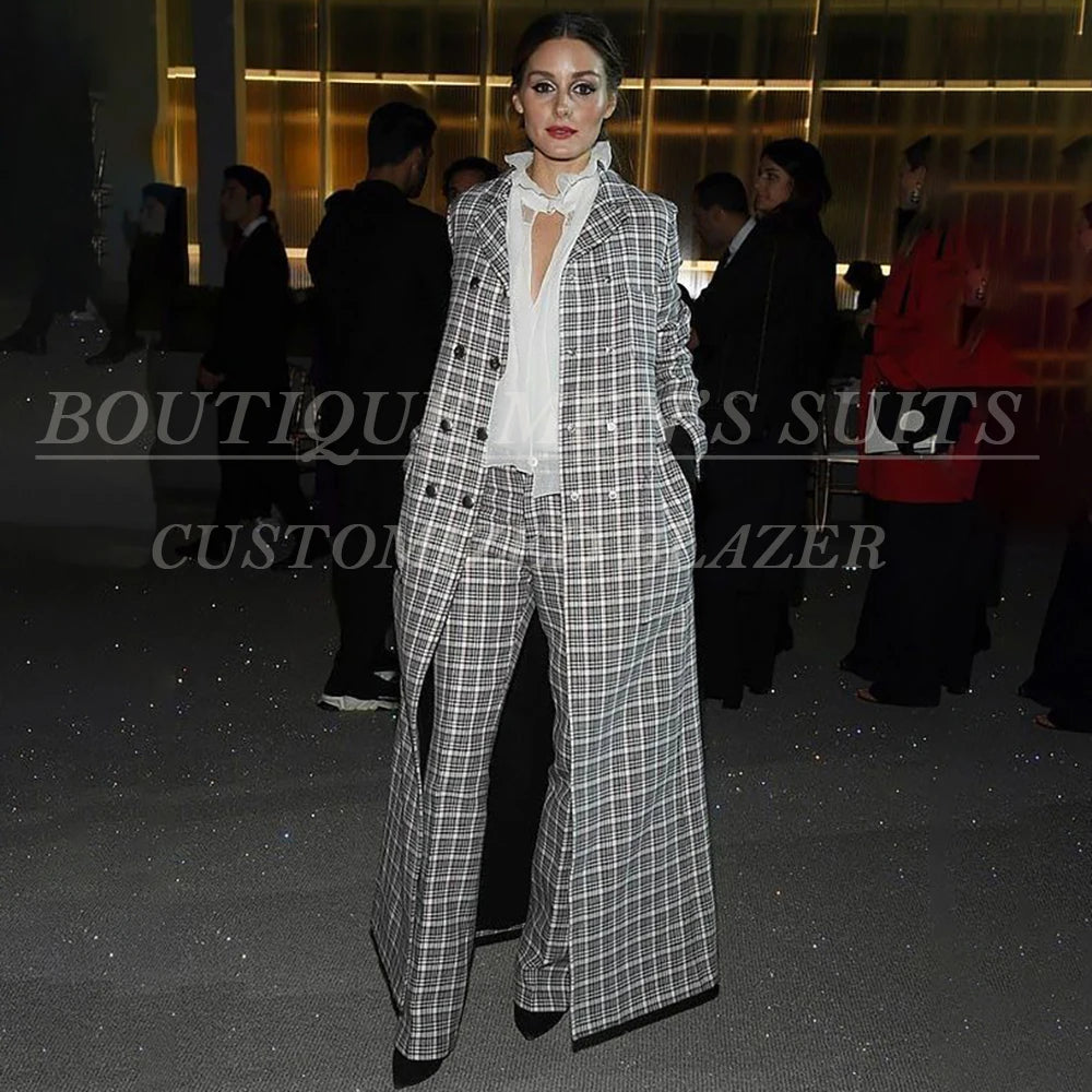 The Heritage Plaid: Executive Double-Breasted Tailored Power Suit