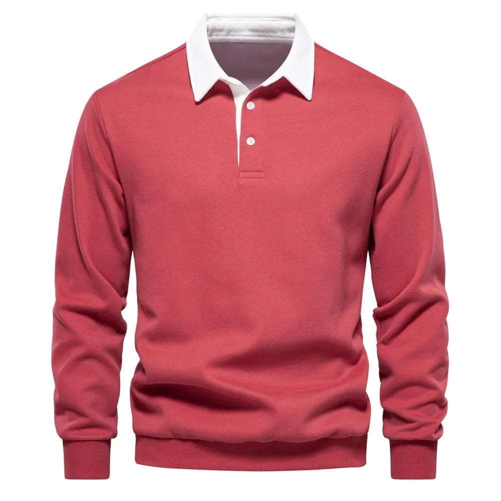 The Continental Loft: European Fit Polo Sweatshirt