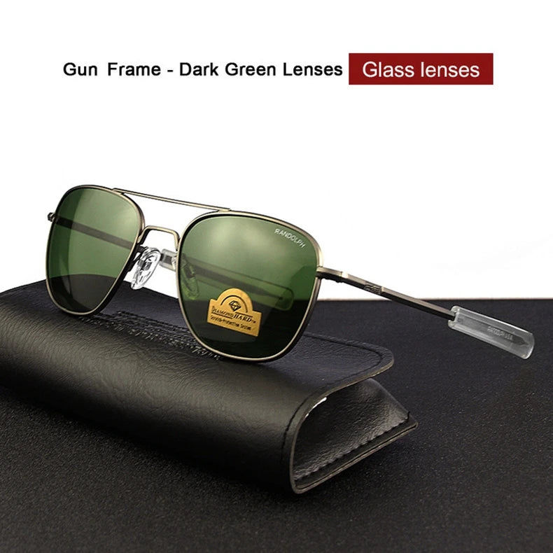 The Aviator Prime: Military-Grade Titanium Sunglasses