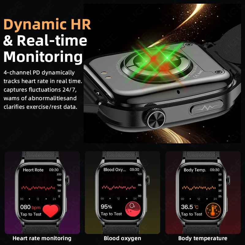 The Apex Connect: 2026 Executive AMOLED Smartwatch with ECG