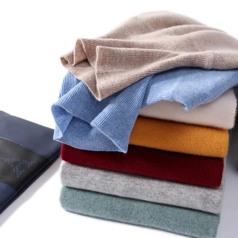 The Essential Zenith: 100% Pure Wool Turtleneck