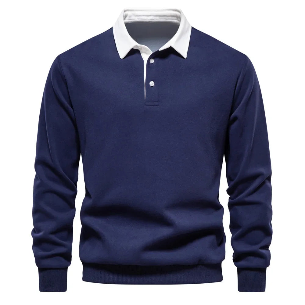 The Continental Loft: European Fit Polo Sweatshirt