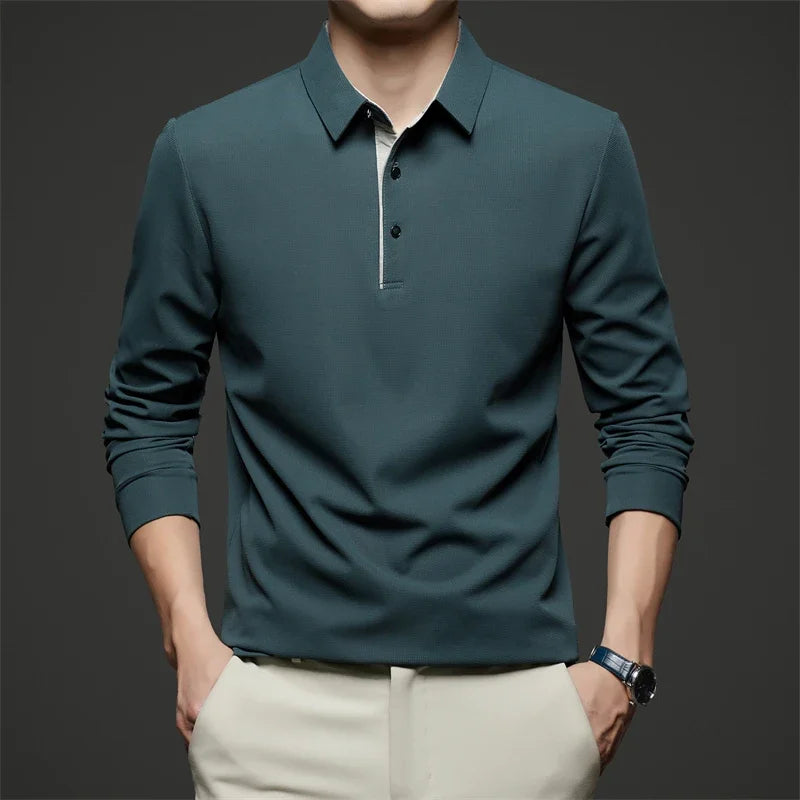The Urban Versatile: Heritage Long Sleeve Polo