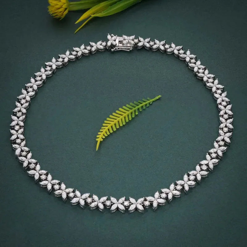 The Marquise Majesty: 19.4ctw Lab-Grown Diamond Bridal Choker