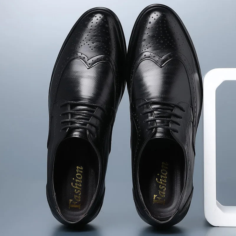 The Heritage Brogue: Handcrafted Executive Oxfords