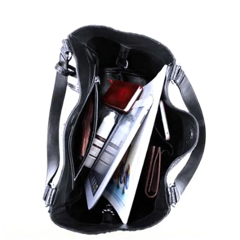 The Autumn Sovereign: KEXIMA Handcrafted Crocodile Leather Tote