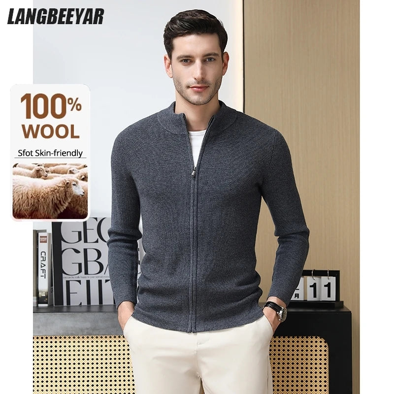 The Southern Cross: 100% Australian Wool Cardigan
