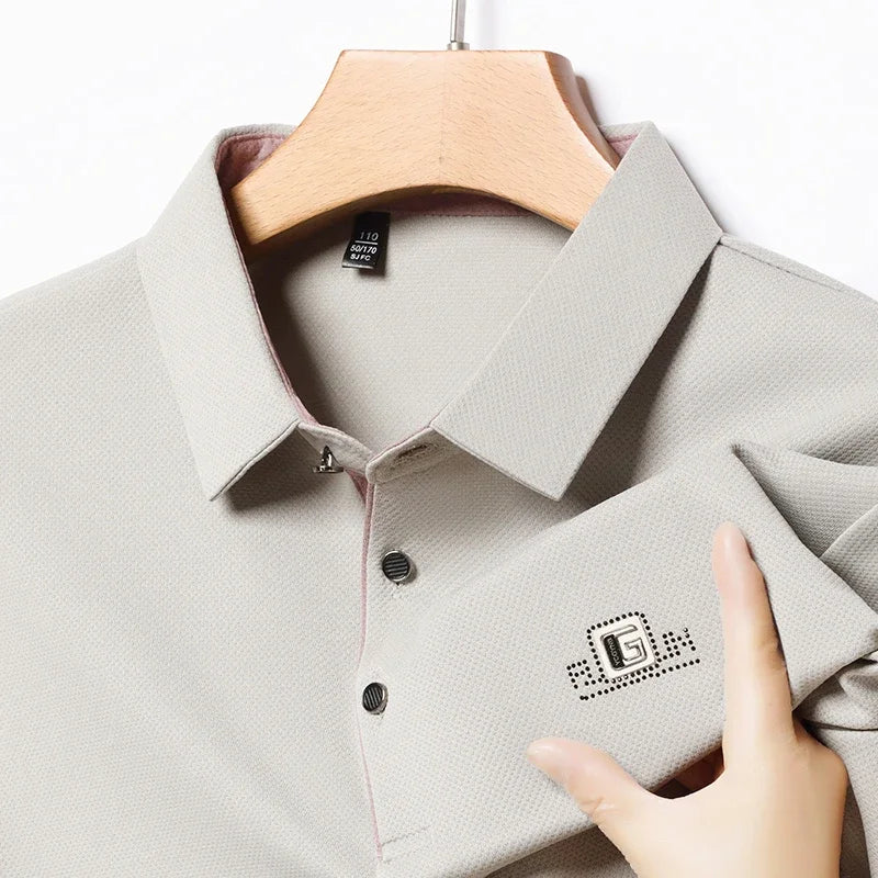 The Elite Crest: Performance Short Sleeve Polo