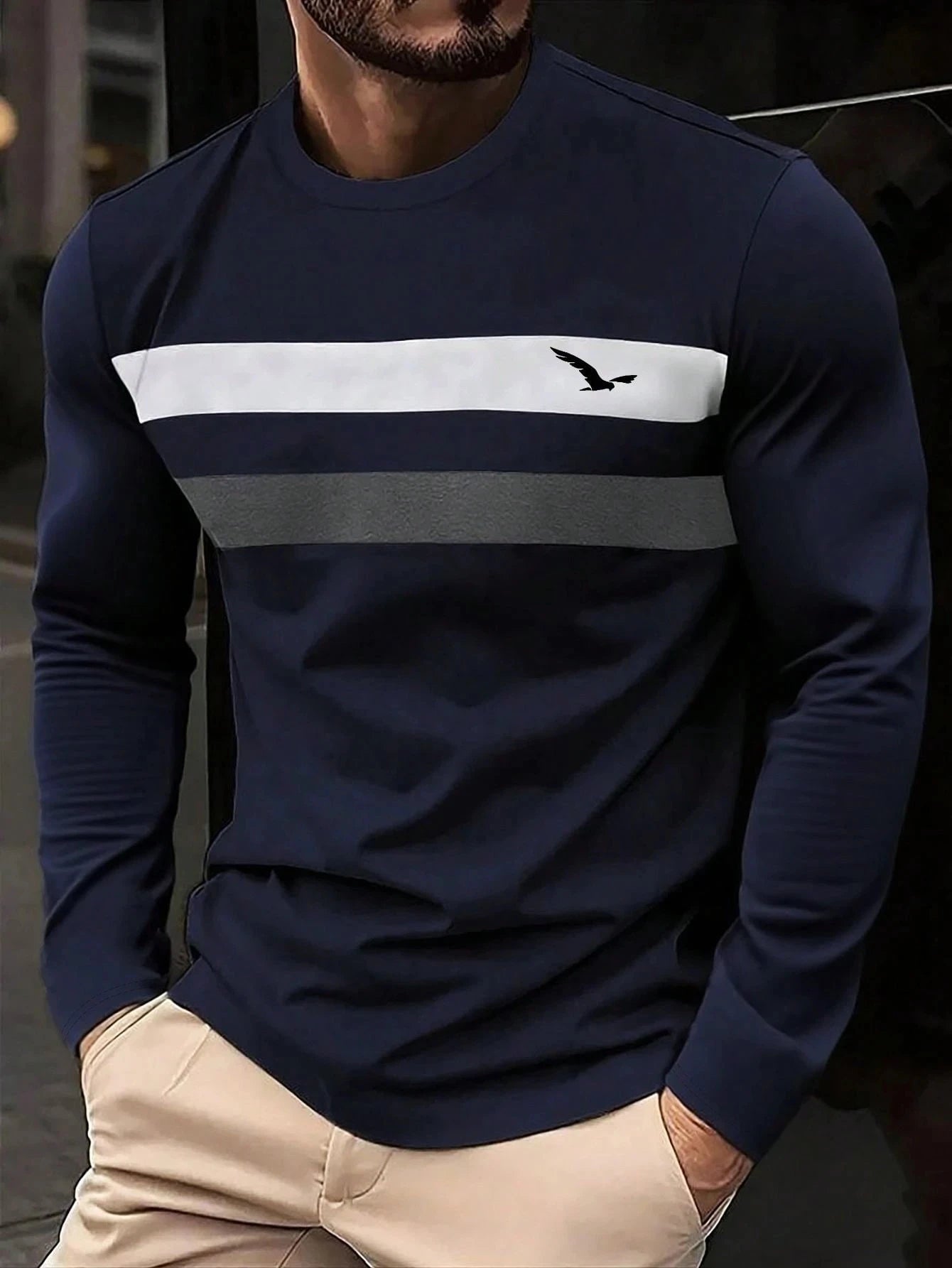 The Contrast Horizon: Essential Fine Pullover