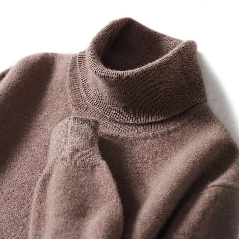 The Essential Zenith: 100% Pure Wool Turtleneck