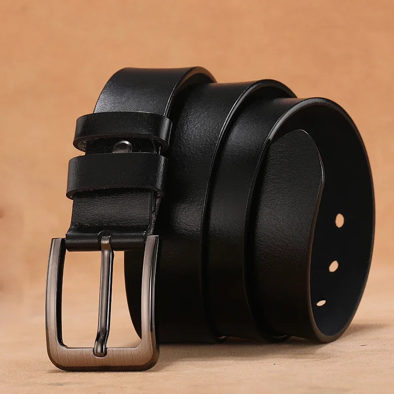 The Titan Heritage: Genuine Leather Plus-Size Belt